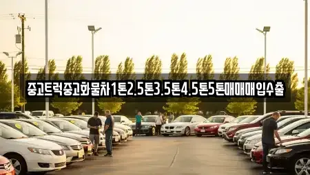 전북특별자치도 순창군 팔덕면 중고차매입 전문 중고트럭중고화물차1톤2.5톤3.5톤4.5톤5톤매매매입수출