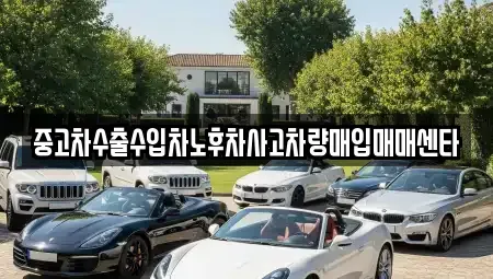 제주 제주시 이호이동 중고차매입 전문 중고차수출수입차노후차사고차량매입매매센타