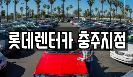 충북 제천시 장기렌트카 전문 롯데렌터카 충주지점