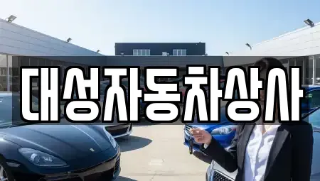 충청남도 공주시 쌍신동 중고차 전문 대성자동차상사