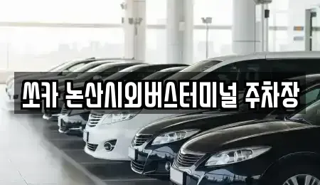 충청남도 논산시 반월동 렌트카 전문 쏘카 논산시외버스터미널 주차장