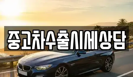 충청남도 아산시 신인동 중고차매매 전문 중고차수출시세상담