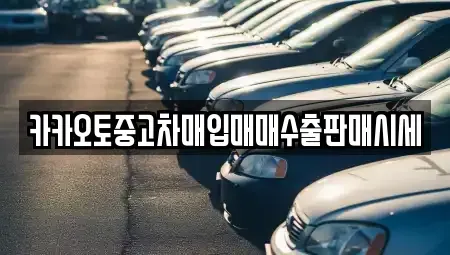 충청남도 아산시 신창면 중고차매입 전문 카카오토중고차매입매매수출판매시세