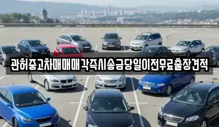 충청남도 천안시 서북구 차암동 중고차 전문 관허중고차매매매각즉시송금당일이전무료출장견적