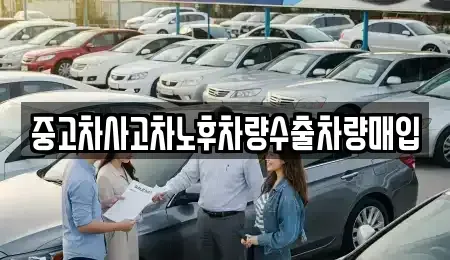 충청남도 천안시 서북구 차암동 중고차매입 전문 중고차사고차노후차량수출차량매입