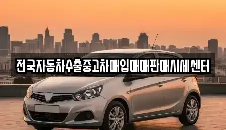충청북도 청주시 청원구 정하동 중고차매입 전문 전국자동차수출중고차매입매매판매시세센터