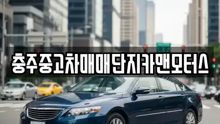 충청북도 충주시 안림동 중고차매매 전문 충주중고차매매단지카맨모터스